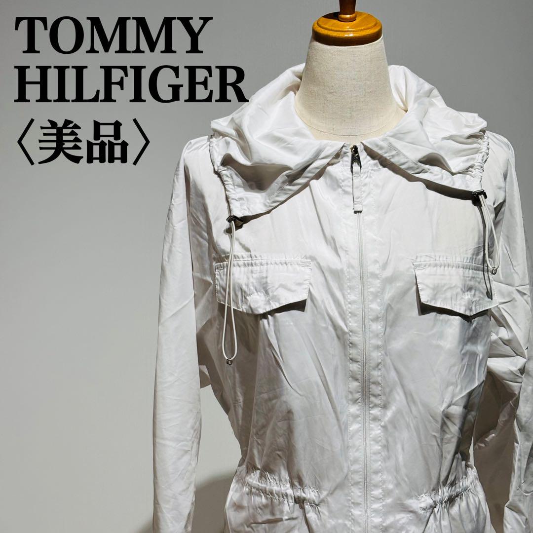 【Excellent Condition】Tommy Hilfiger Nylon Jacket Mountain Parka with Hood