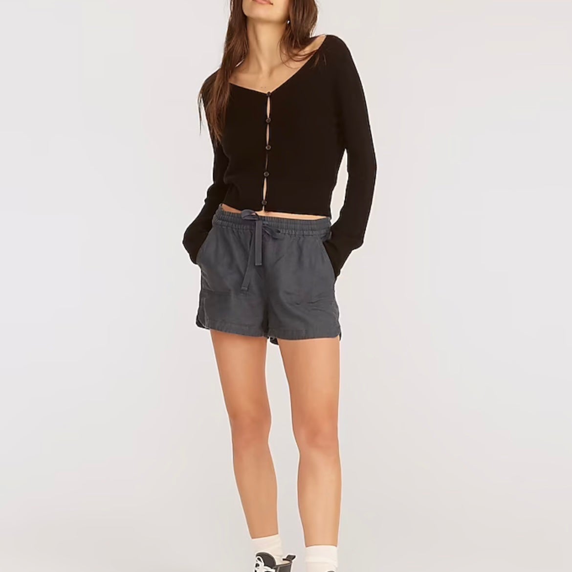 NWOT J CREW New seaside shorts linen blend