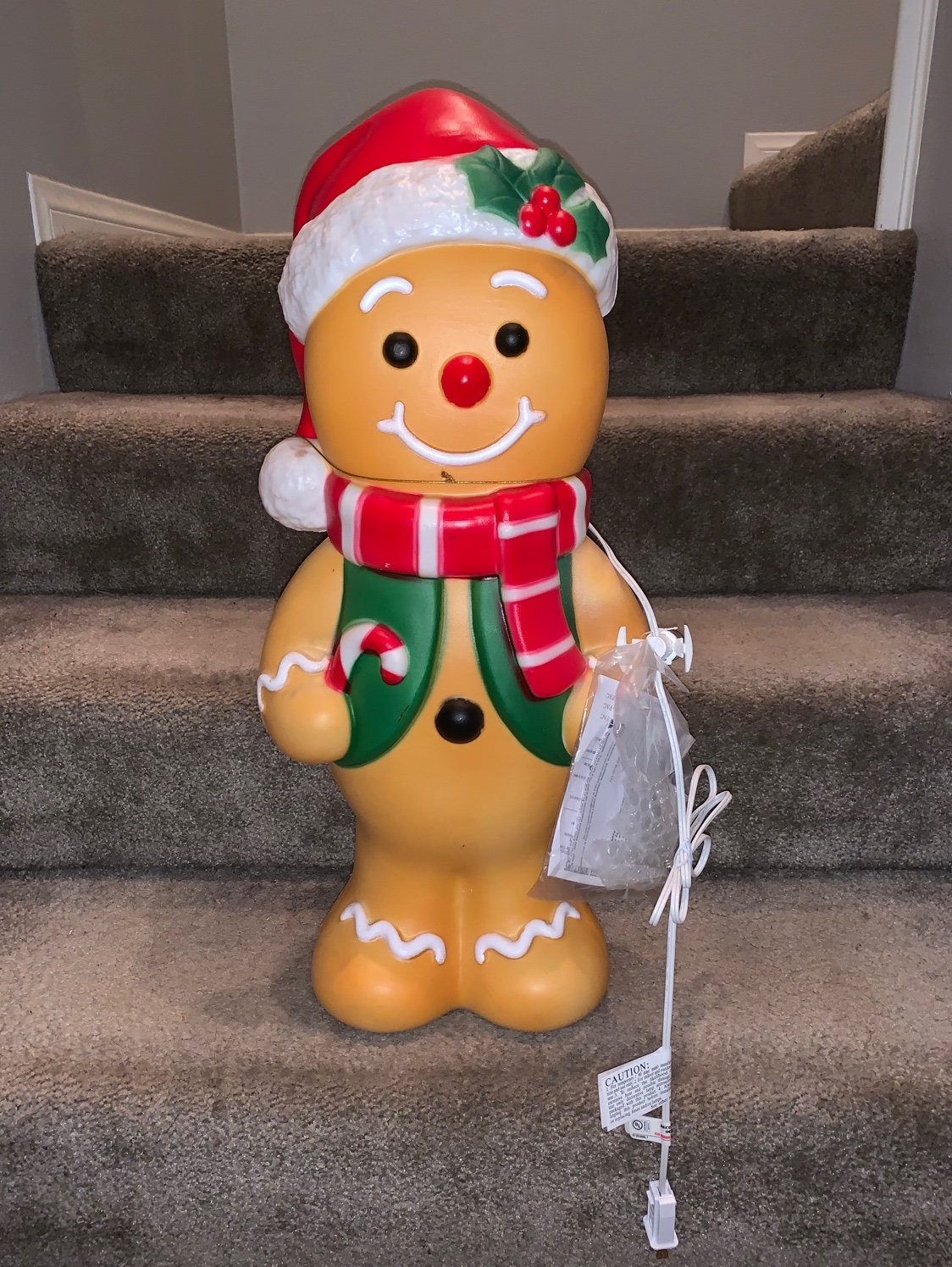 Gingerbread Boy Blow Mold