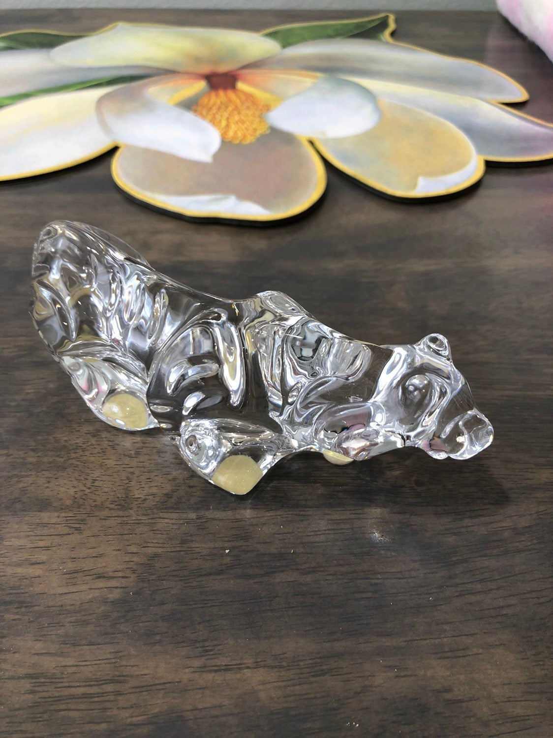 Baccarat Crystal Crouching outlet Tiger Figurine France