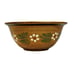 Vintage French Rustic Alsace Souffleheim Set 4 Cereal Bowls Earthenware Daisy