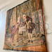Antique Victorian Hand Woven France Tapestry 10/10 Inch