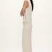 NWT Zara soft turtleneck ecru top. Size Large