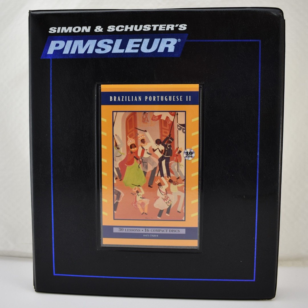Pimsleur Brazilian Portuguese II - 30 Language Lessons on 16 CDs