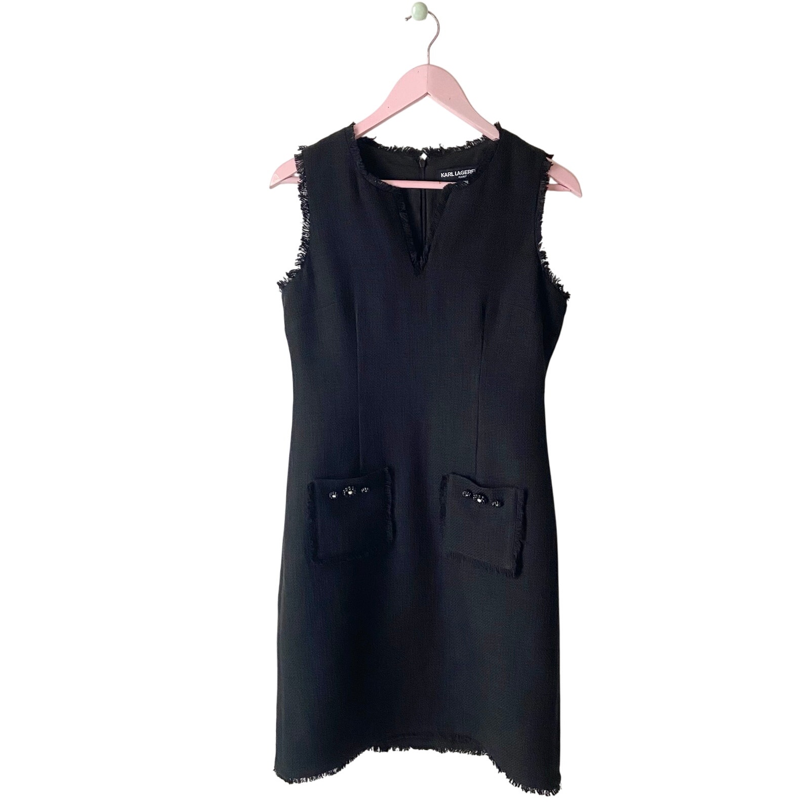 Karl Lagerfeld Black Dress Size 6