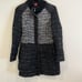 Catherine Malandrino Coat Size L Gray Tweed Knit Chic Career Full Zip Elevate
