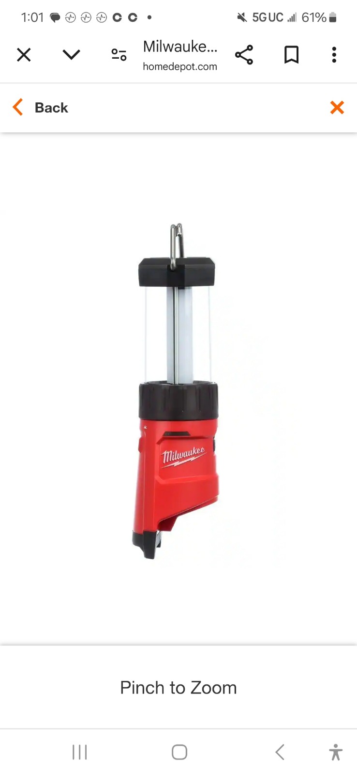 M12 12-Volt 400 Lumens Lithium-Ion Cordless LED Lantern