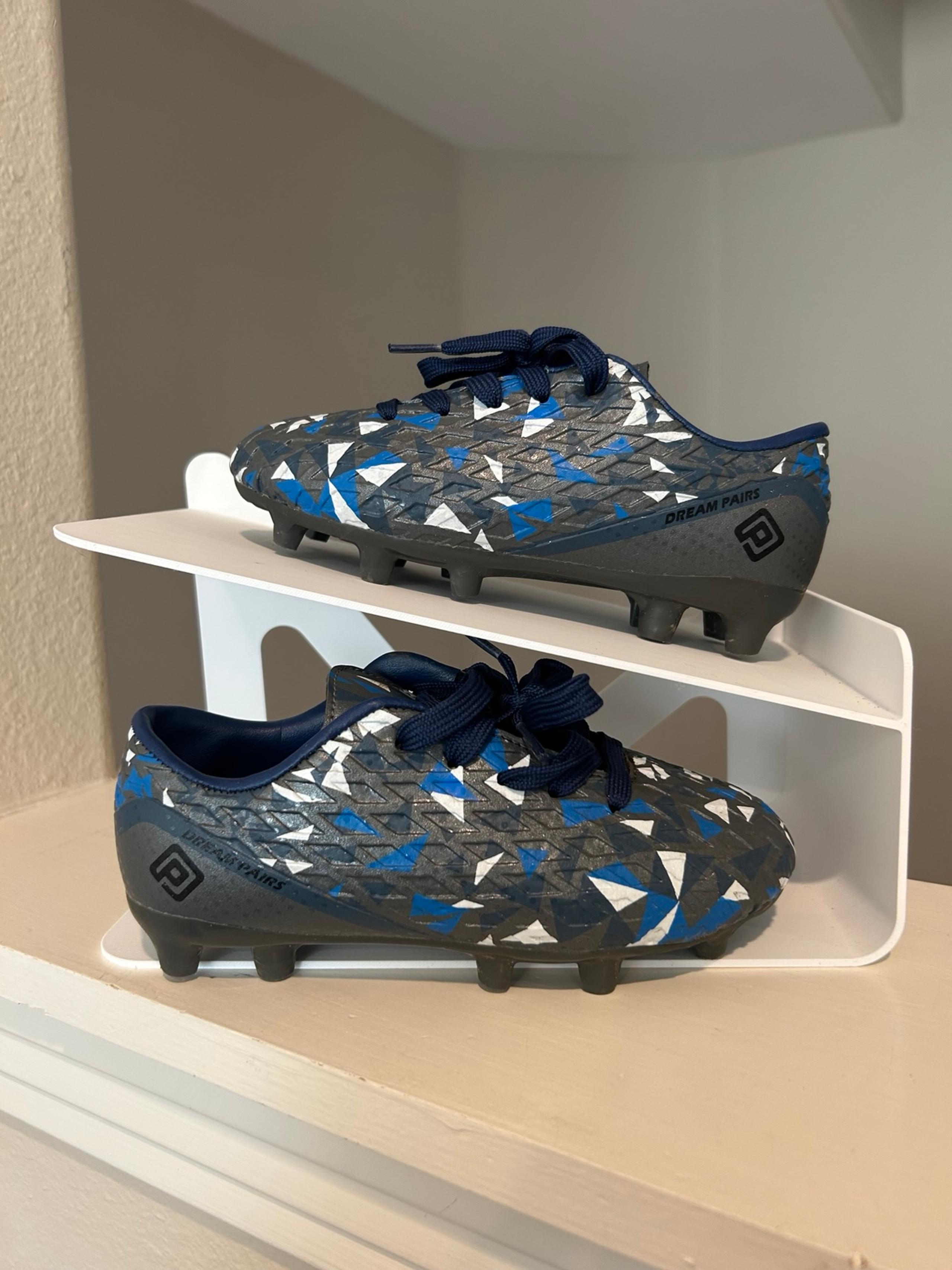 DREAM PAIRS Boys Girls Soccer Cleats Kids Football Shoes Gray Sz 11 Toddler