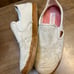 Olukai makani hoa wooden wave collab slip on canvas size 9
