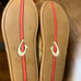 Olukai makani hoa wooden wave collab slip on canvas size 9