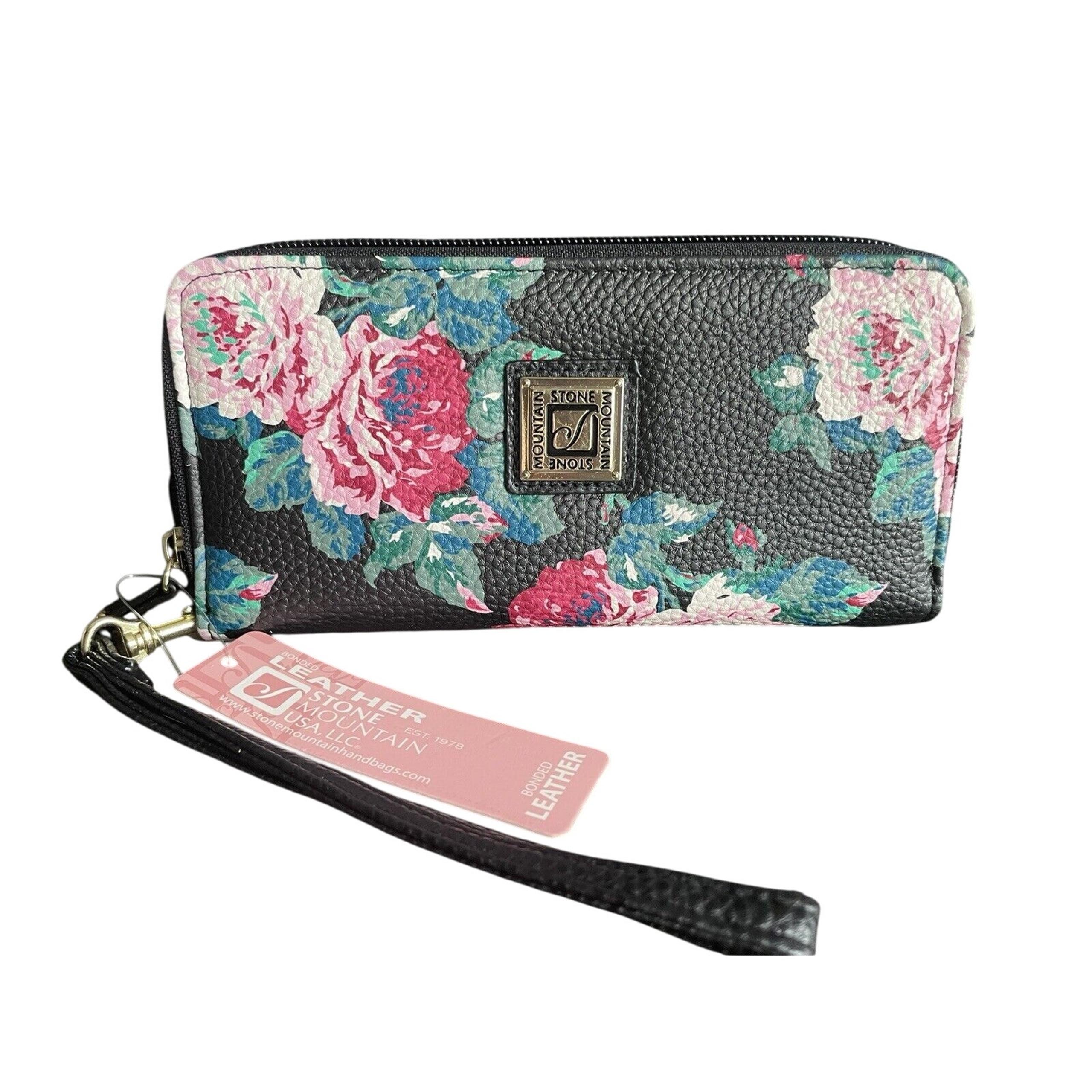 Brand New Women’s multiflowers STONE MOUNTAIN Wallet wristlet