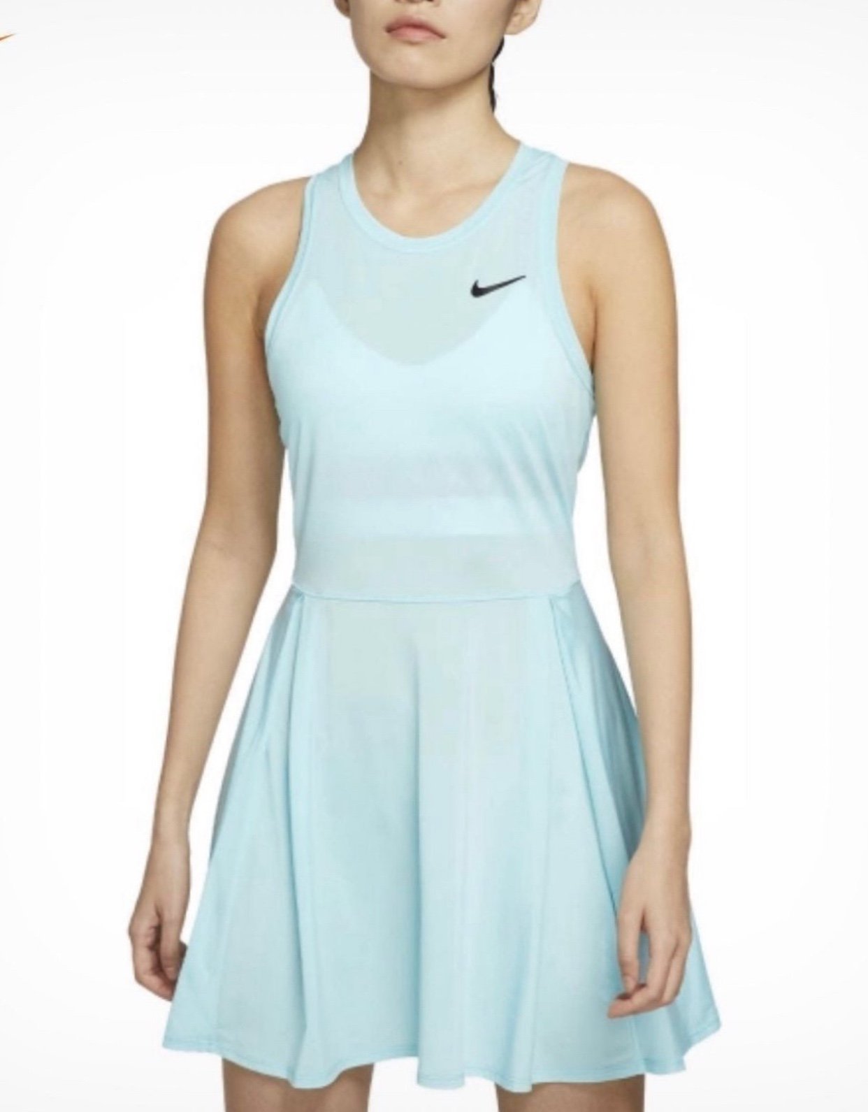 Nike Court Advance Logo Tennis Dress Women’s Sz M CV4692 482 NWT