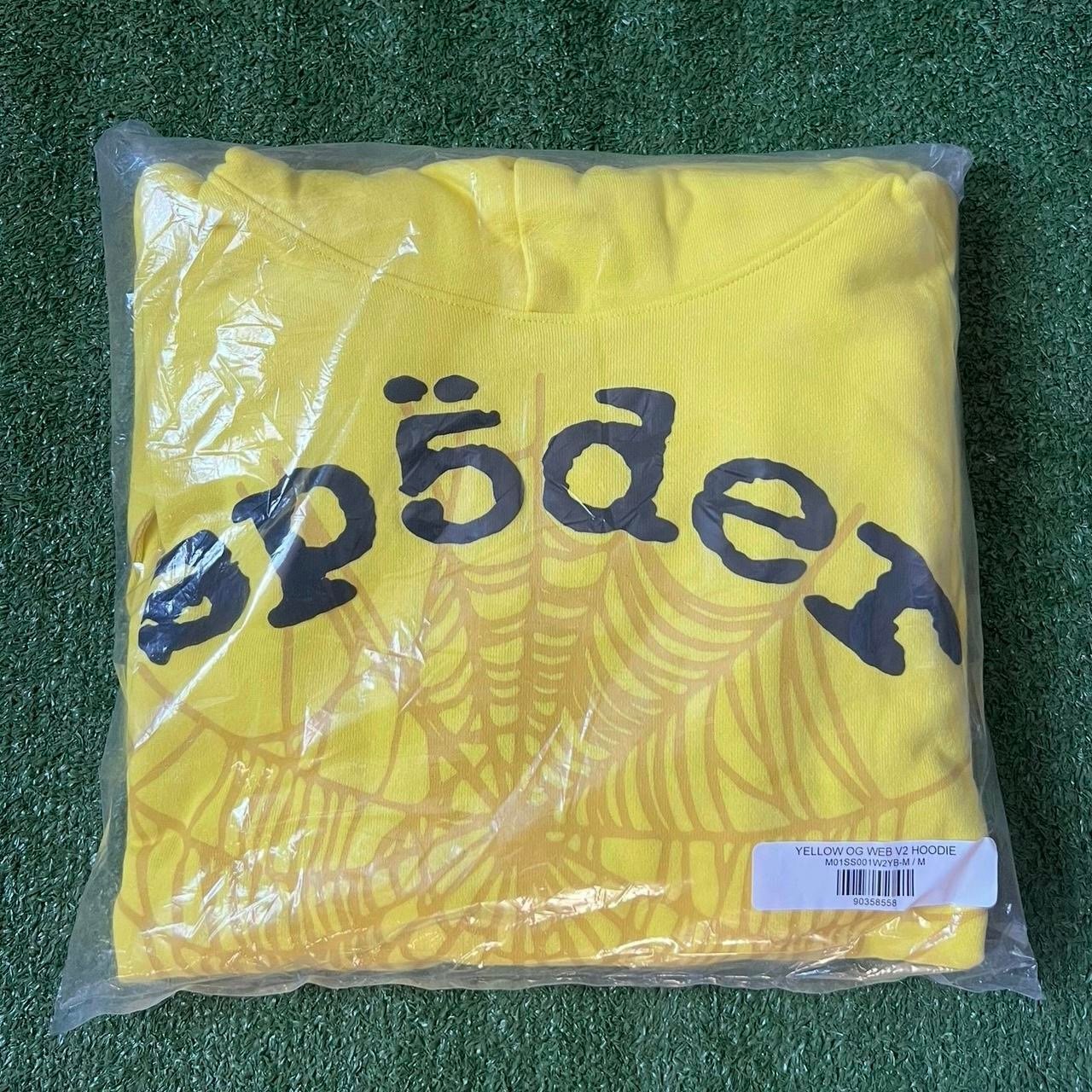 Spider Worldwide Yellow Legacy V2 Hoodie (Medium) [BRAND NEW]