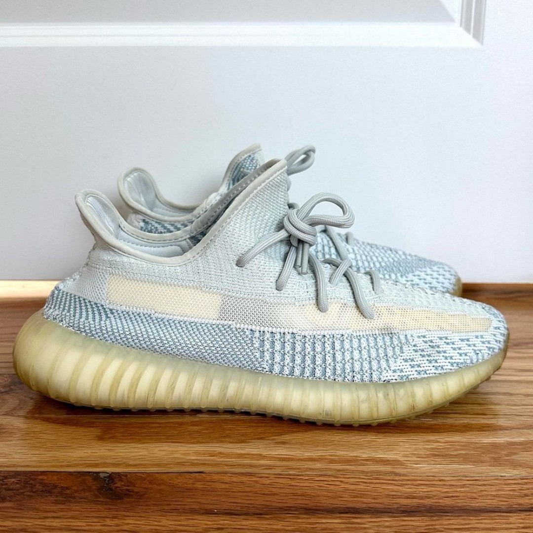 Adidas Yeezy Pre-owned Cloud White Non-Reflective Sneakers