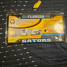 Florida gators metal liscense plate cover