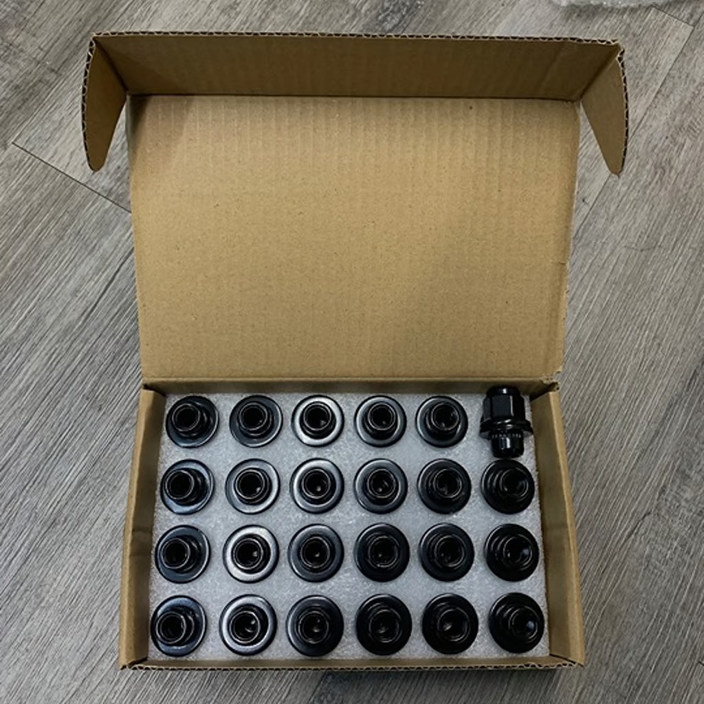 24pcs Black Toyota/Lexus 4Runner FJ Tacoma TRD Factory 12X1.5 Mag Lug Nut