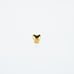 Solid 14kt gold nose piercing with an all gold heart Mark 14k New