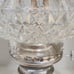 Oil Lamp Vintage Diamond Cut Crystal, Austria