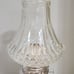 Oil Lamp Vintage Diamond Cut Crystal, Austria