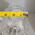 Oil Lamp Vintage Diamond Cut Crystal, Austria