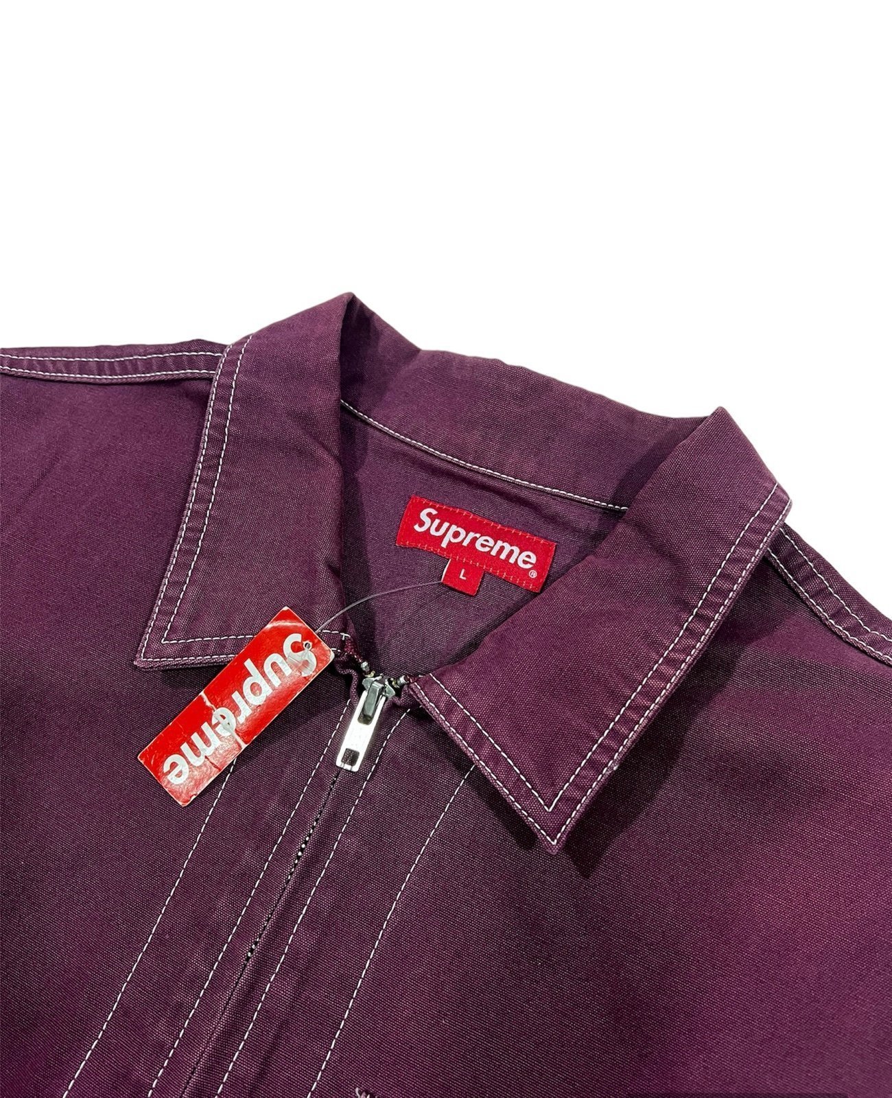 Supreme Contrast Stitch Work Jacket (SS18) - $158