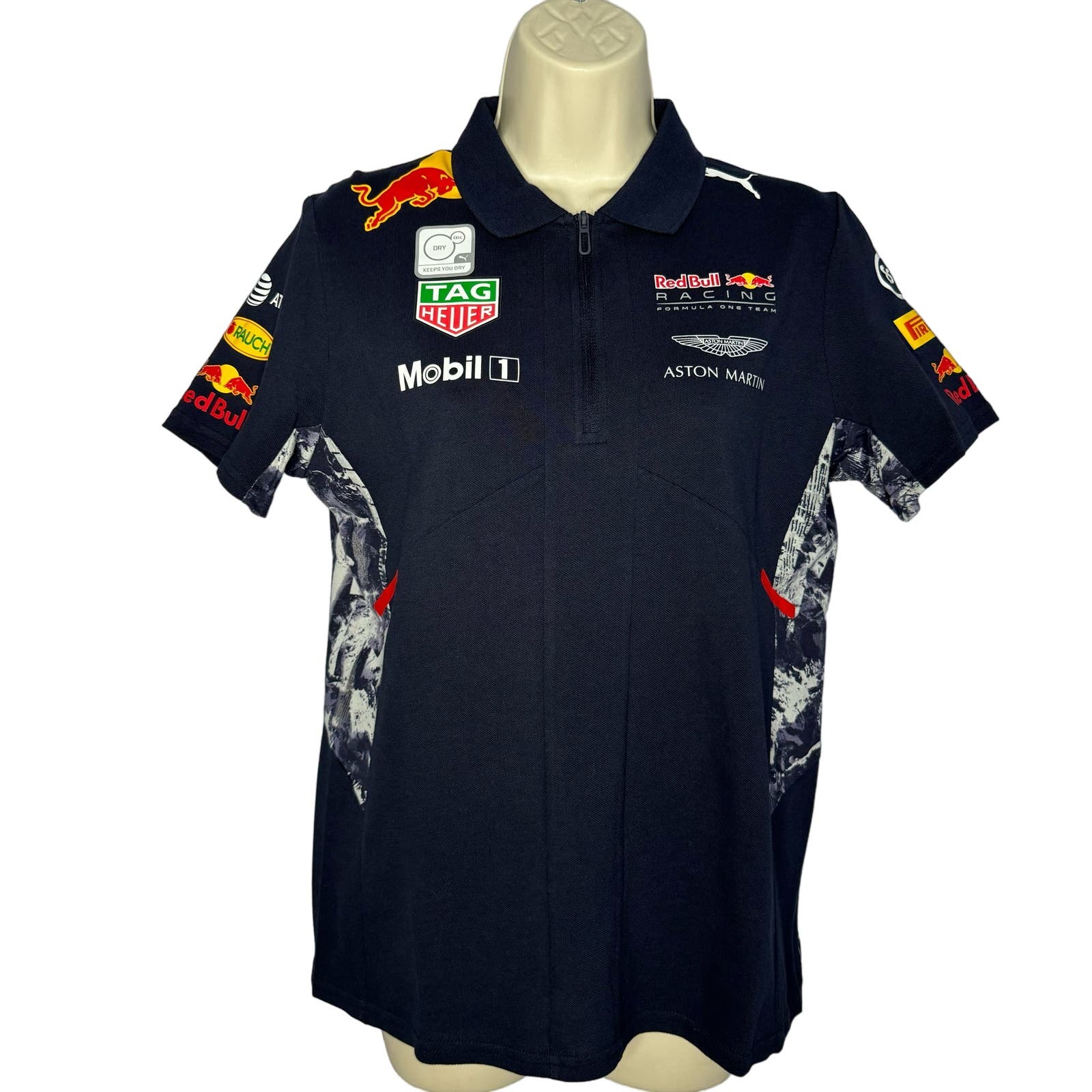 Puma Red Bull Racing Formula 1 Polo, Aston Martin RBR 1/4 Zip Polo Women's