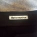 Reformation Size 4 Black Zipper Back High Rise Pants