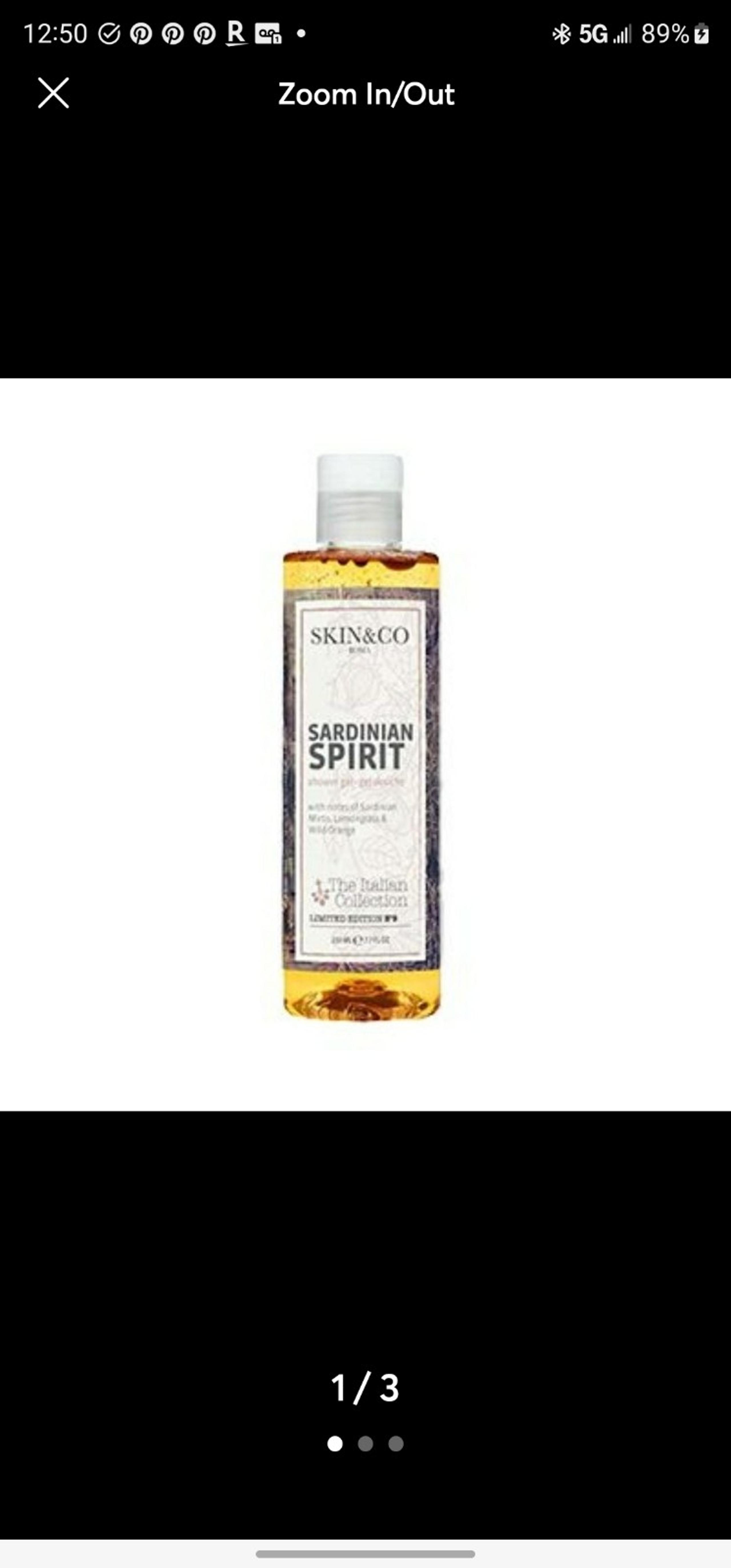 Skin & Co Roma Sardinian Spirit Shower Gel body wash