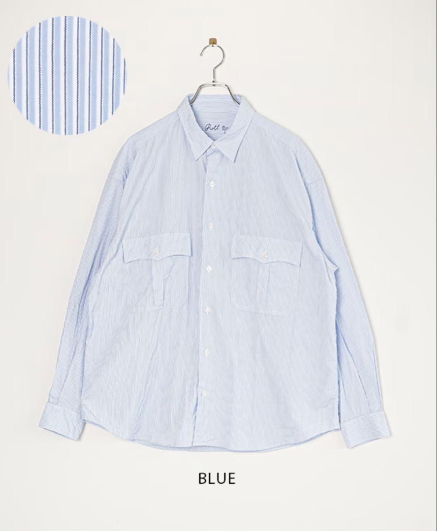 Porter Classic ROLL UP STRIPE SHIRT – unexpected store