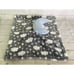 Hudson Baby HB Moon Security Blanket Blanky Lovey Stars Clouds Blue Gray