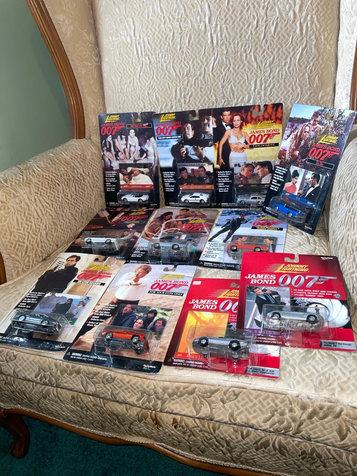 Vintage James Bond car collection