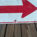 24”X12” Metal Reflective Arrow Road Sign Pre Drilled Holes Man Cave