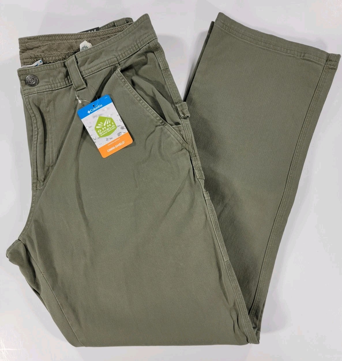 NEW Men's Columbia Marble Rock Flex Pant Hiking Outdoor Green Men's 34x32 NWT