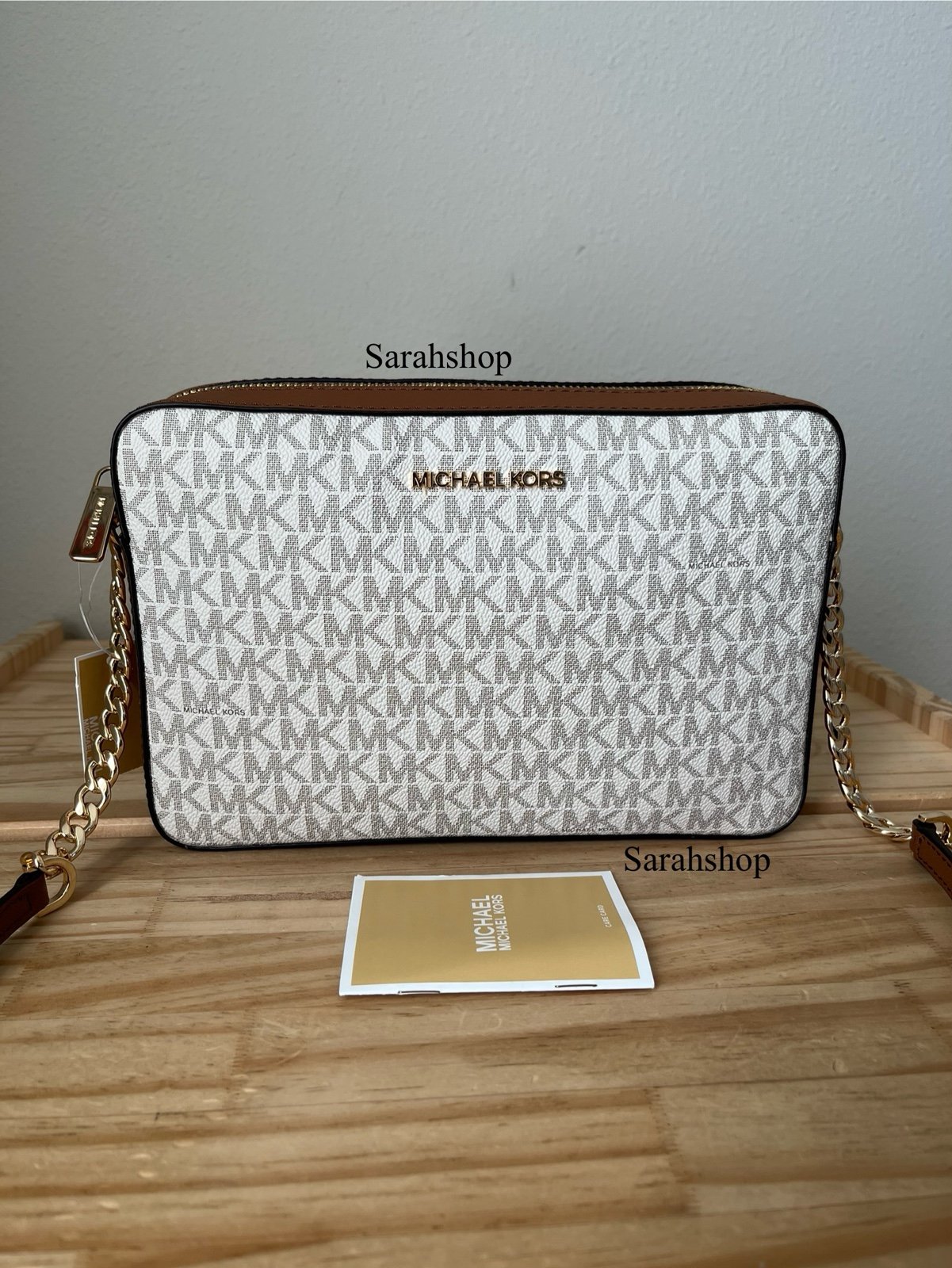 michael michael kors signature jet set item large east west crossbody