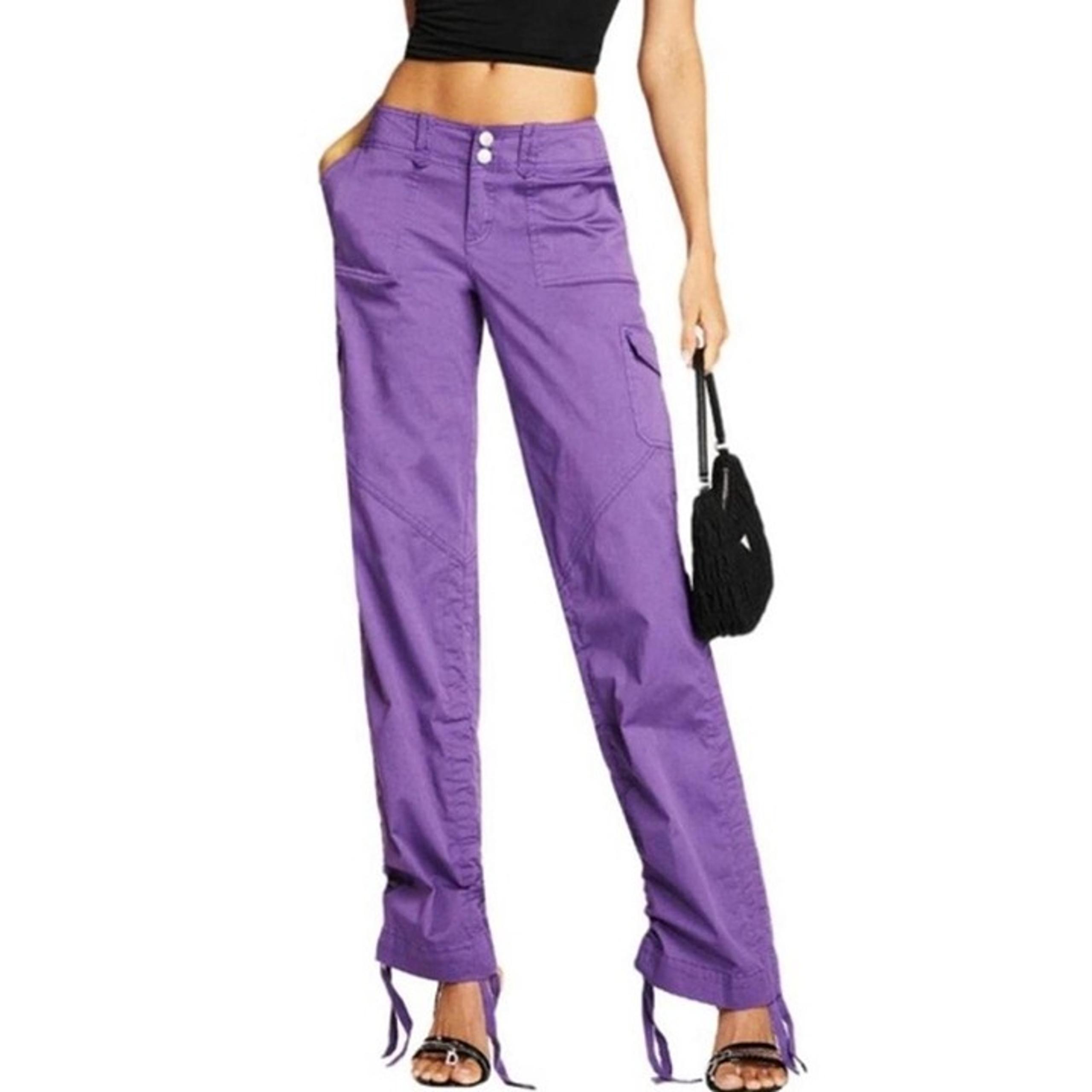 I.AM.GIA Women’s Deadstock Purple Ryder Cargo Pants / Trousers size XS
