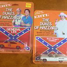 1981 ERTL THE DUKES OF HAZZARD GENERAL LEE and BOSS HOGG