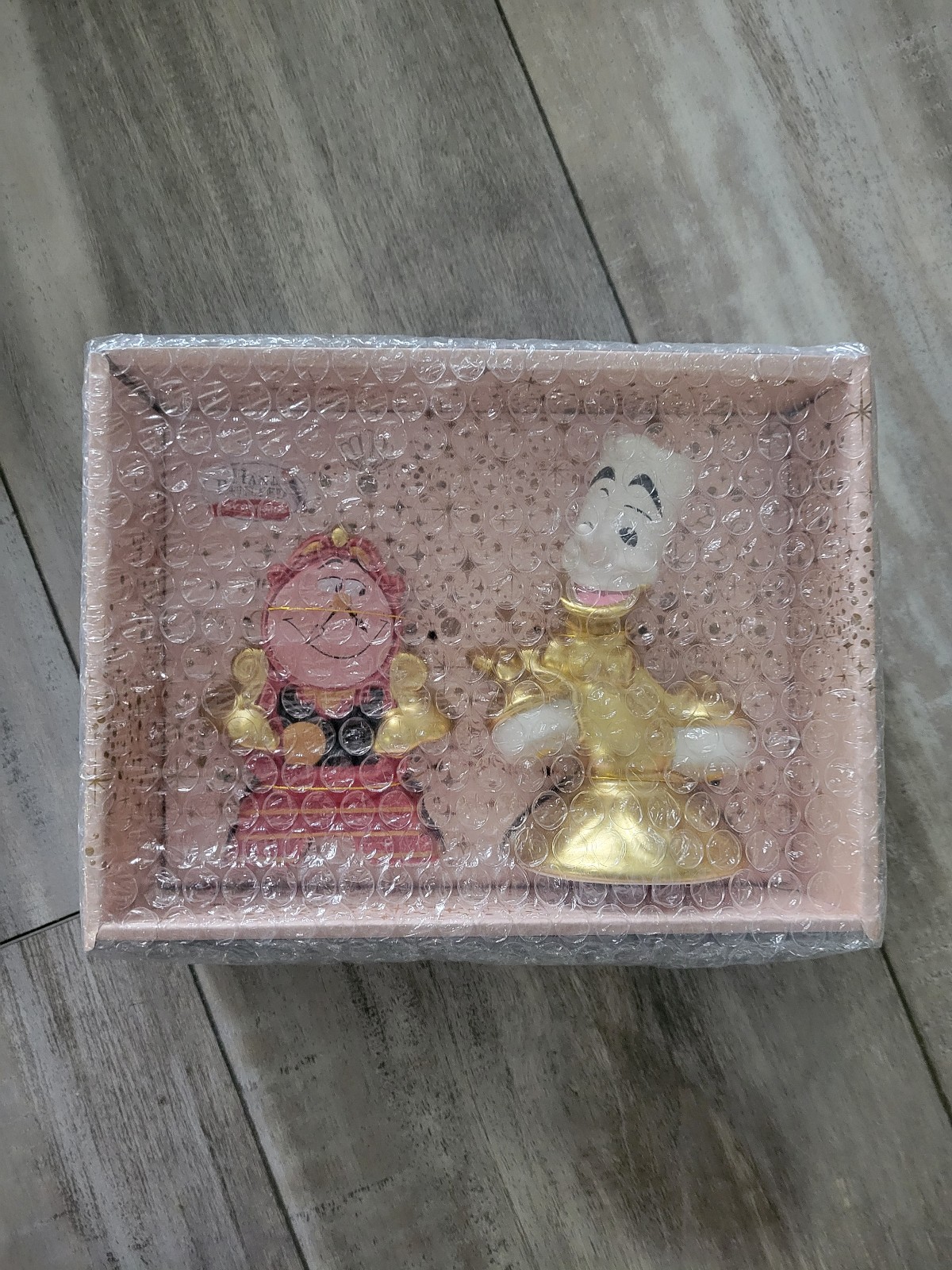 Disney Princess Beauty & The Beast Cogsworth & Lumiere Salt & Pepper Shakers Set