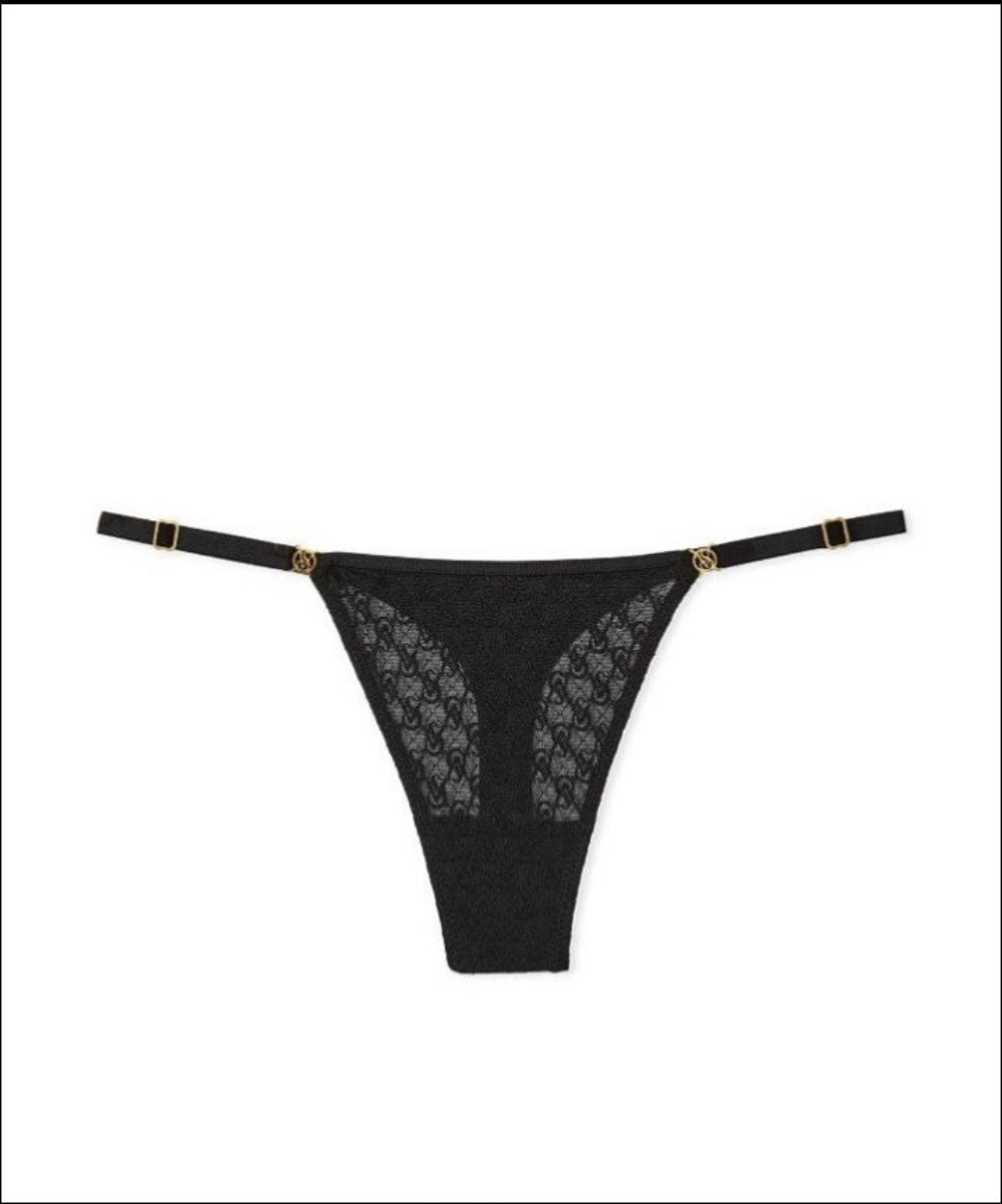 NWT! Victoria's Secret Large Icon V-String Thong Panty