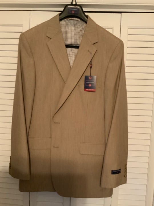 Saddlebred Men’s Beige Suit Separates (selling together)