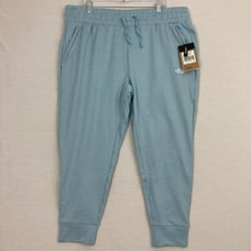 New The North Face Blue Canyonlands Jogger Women's Sporty Fleece Comfy 2X