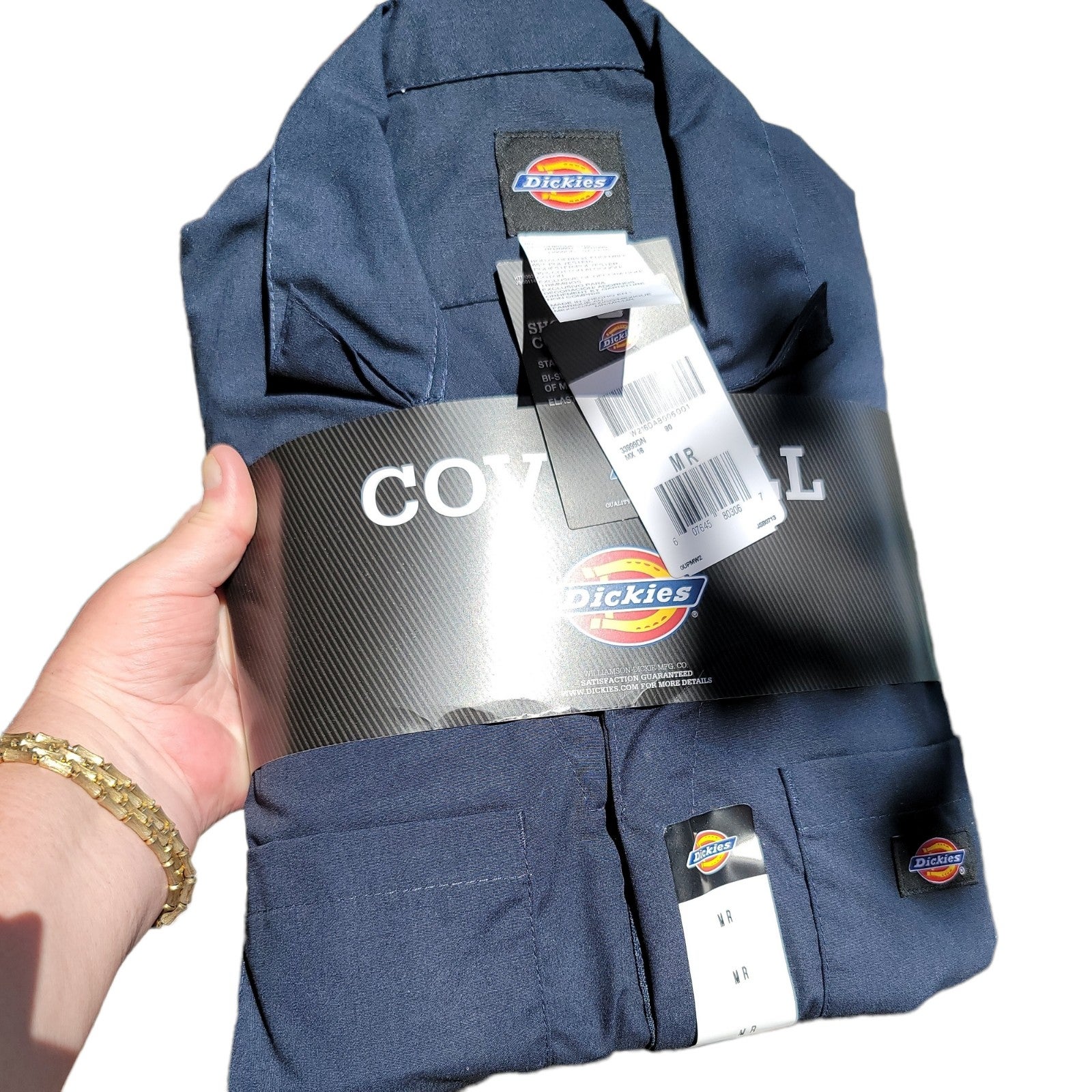 Dickies Mens Short Sleeve 33999 Work Wear Uniform Coveralls NWT in good
