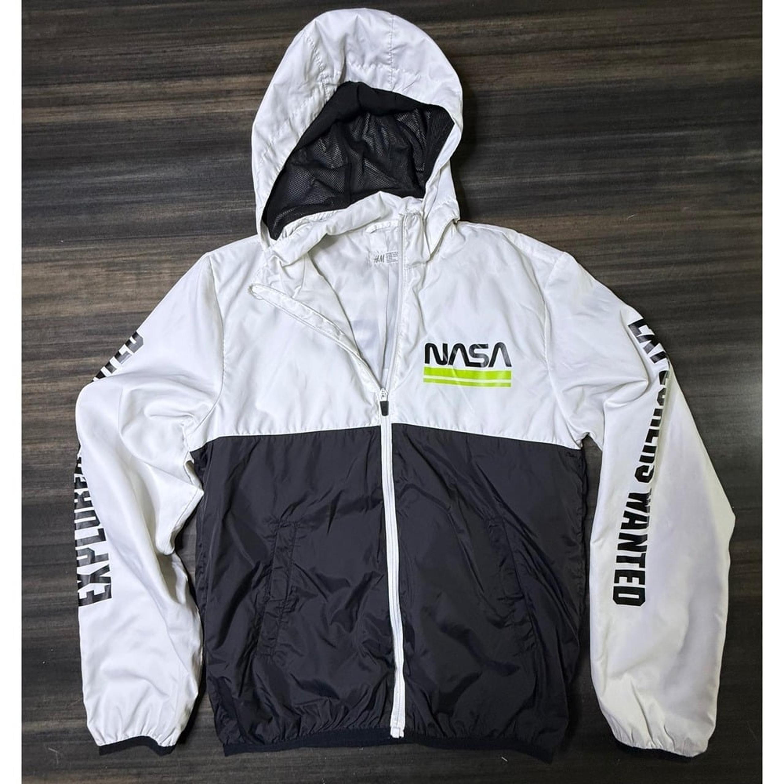 H&M NASA Windbreaker Jacket Explore Wanted Lightweight Kids Size US 16/18