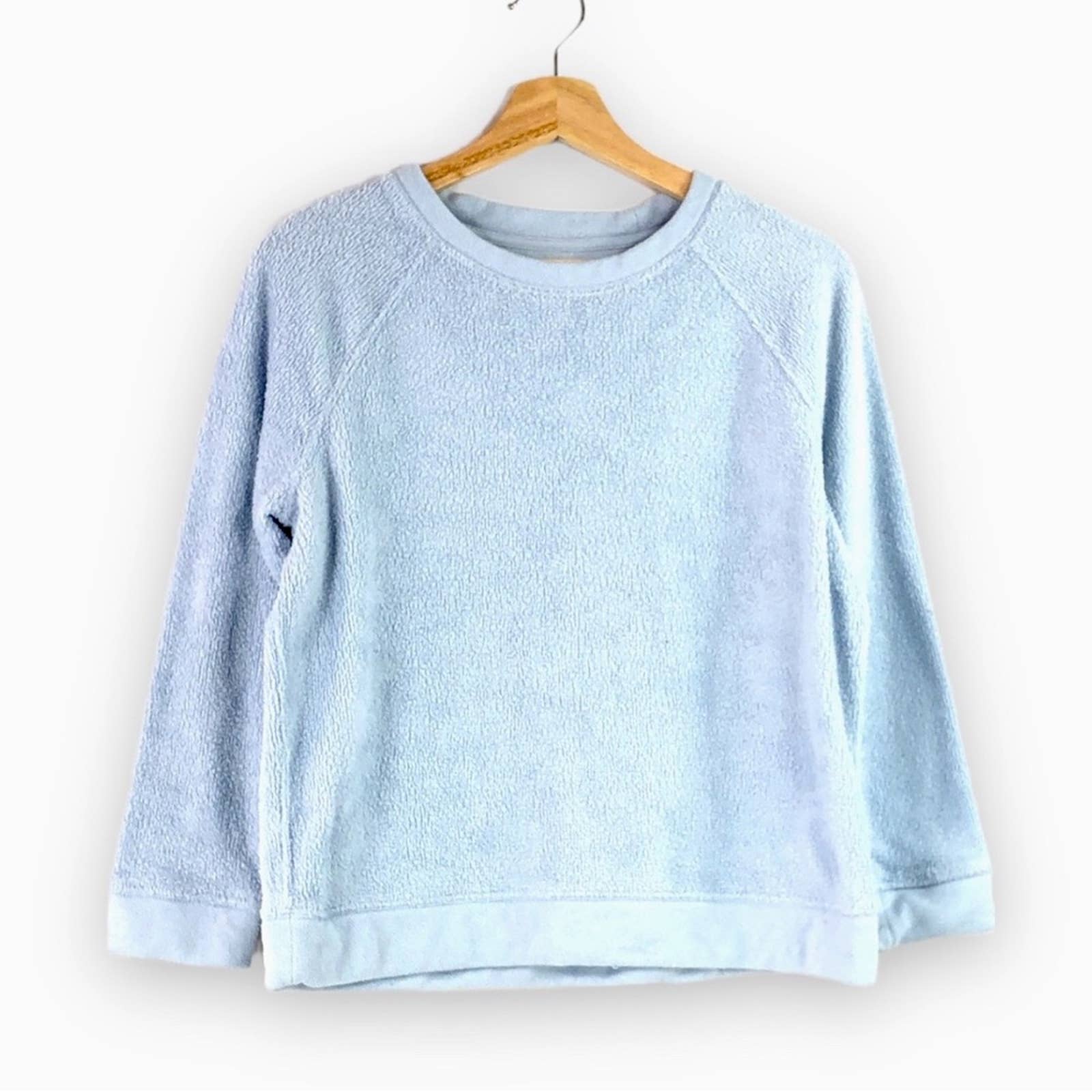 NWPT - Lou & Grey - Light Blue Terry Sweater - M