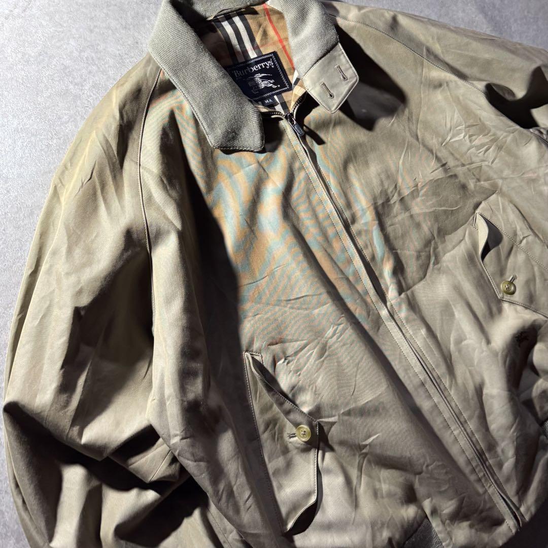 イングランド製 90s Burberry Cotton-Poly Drizzler Jacket