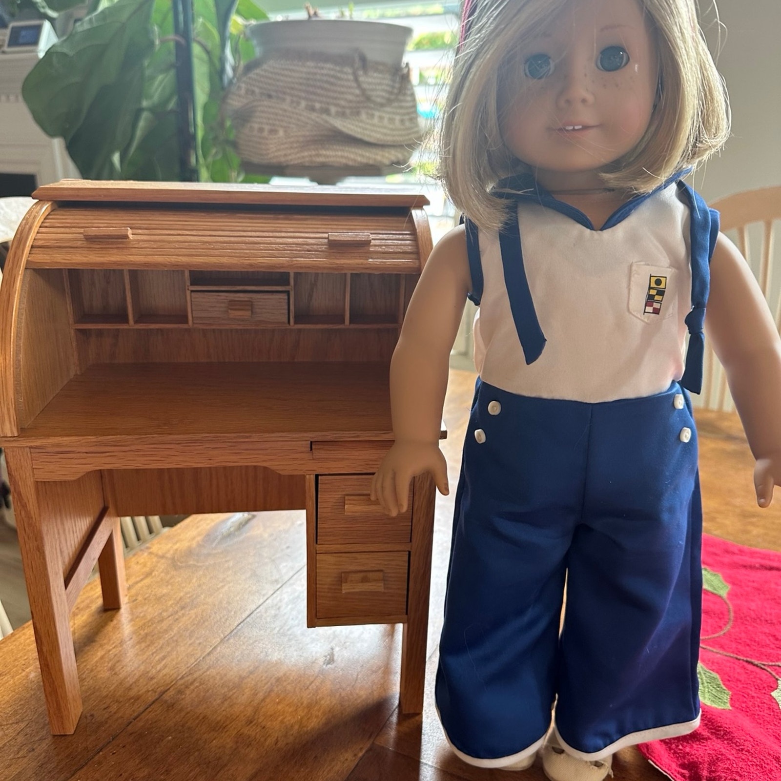 American Girl Doll Kit Kittredge PC roll top desk excellent