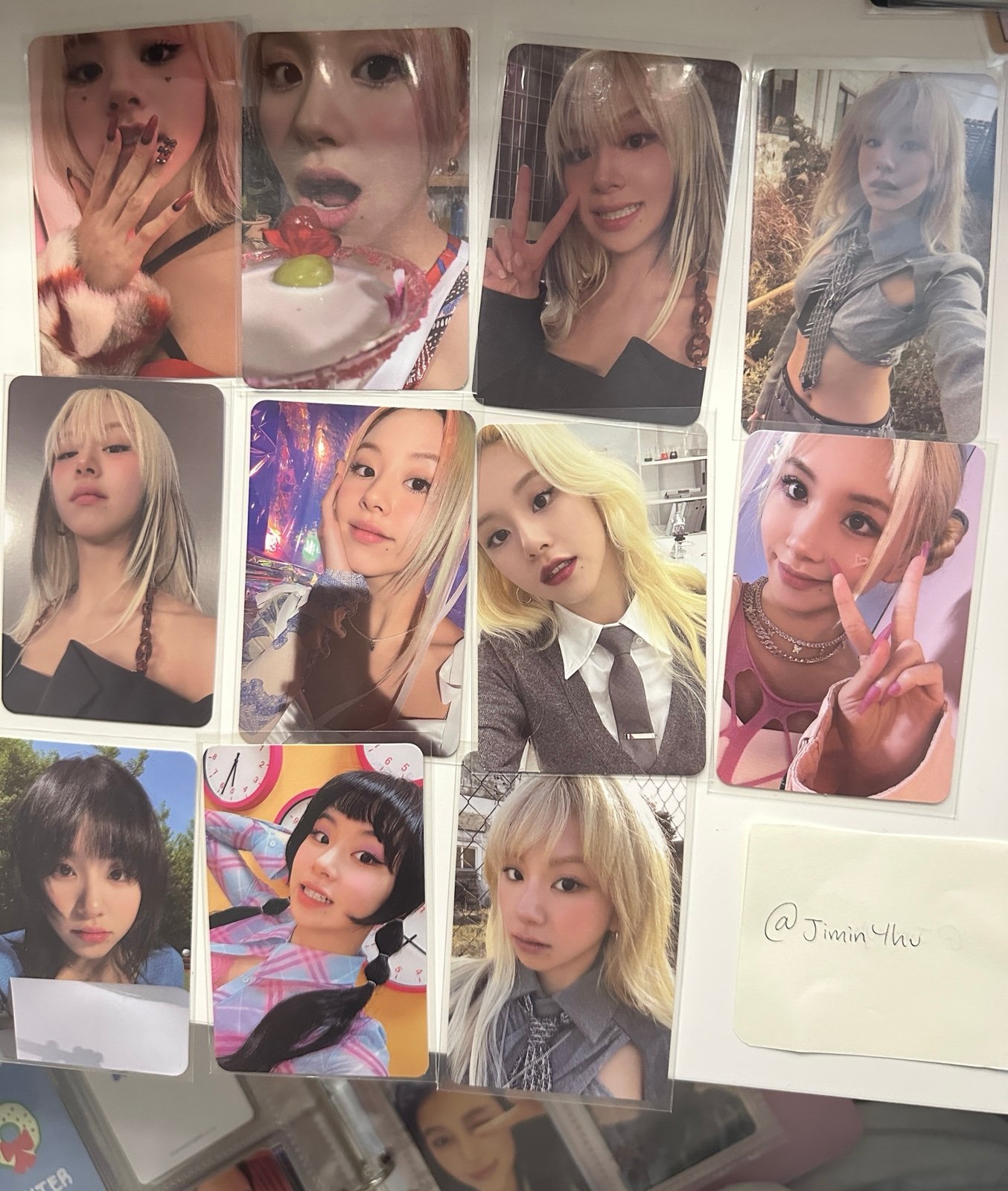 Mina and Chaeyoung Twice Photocards