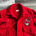 Vintage 60s Vibrant Red Boy Scouts of America Wool Jacket w/ Chief Wahoo Patch