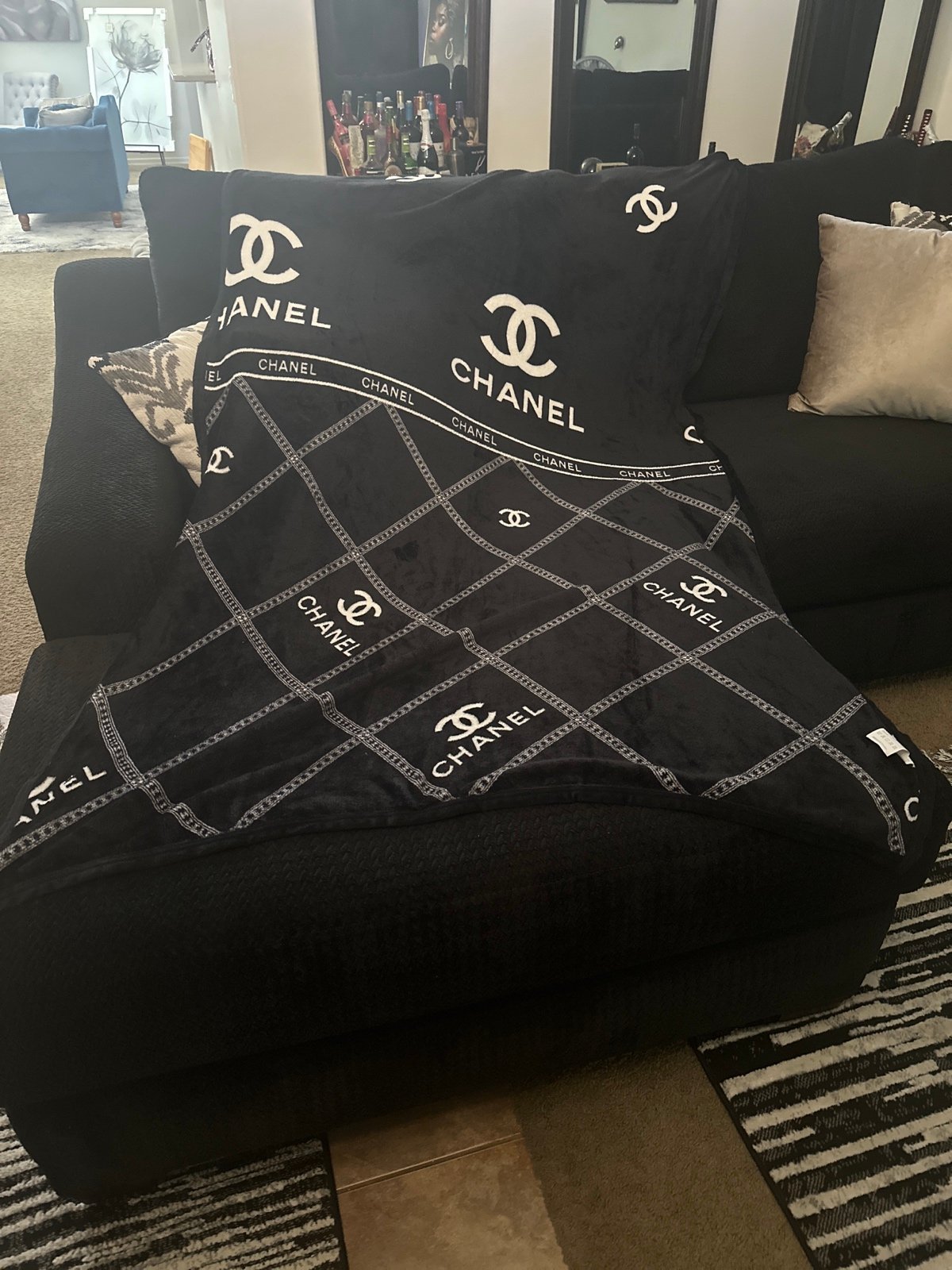 Luxury, designer, throw