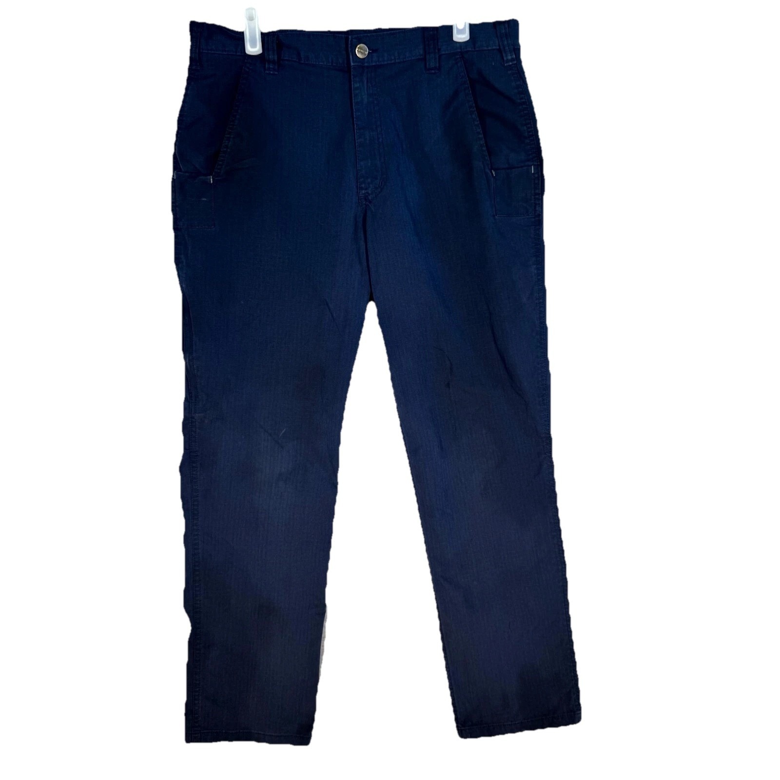 Carhartt Men's Carpenter 74533-33 Pants 32 X 29 Gray Soft Canvas Relaxed Fit
