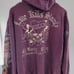 Vintage Ed Hardy Purple Love Kills Slowly Skull Y2K Hoodie